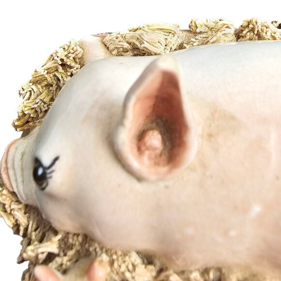 Vintage Original Ceramic Sculpture Basil‎ Matthews Mama w/Piglets Spaghetti Trim - Picture 6 of 9